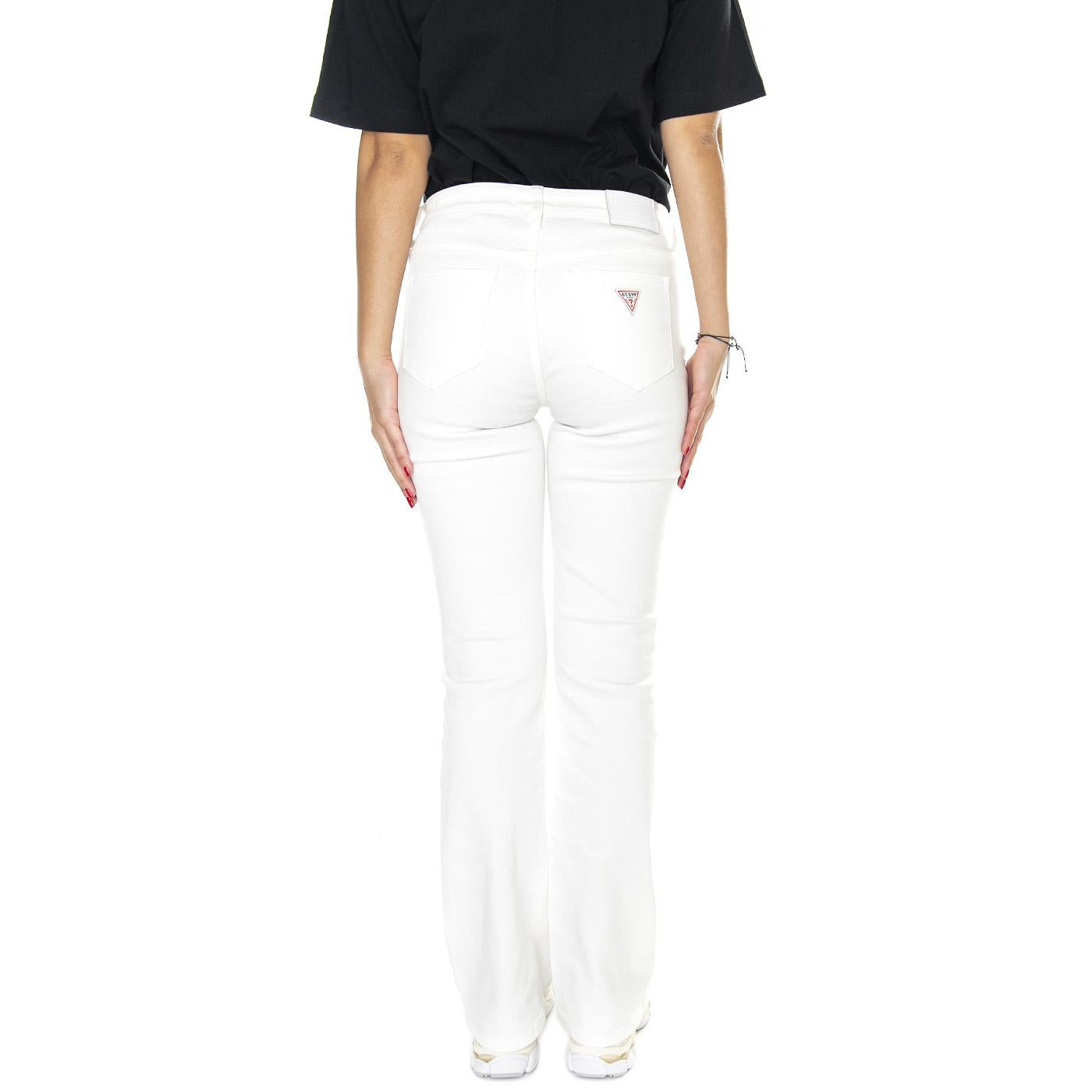 Go Kit Bootcut Pant Go Aged White Wash - Pantaloni Denim Jeans Donna Bianchi W3GG11D0Z50-F03W  GUESS ORIGINALS 