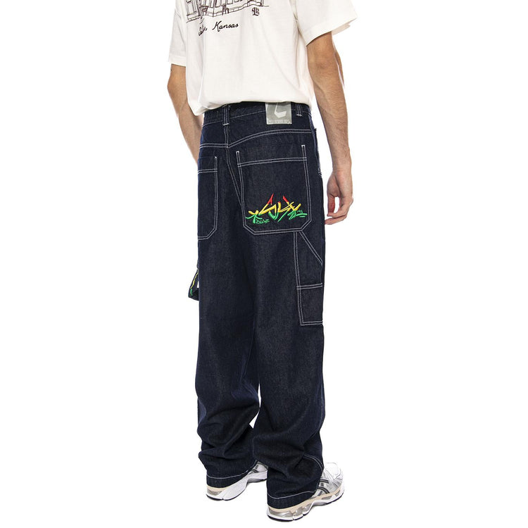 Baggy Ric. Rasta-T Denim Blue - Lav Ecowash - Pantaloni Denim Jeans Uomo Blu RASTA-L-DNMB-001 . BLUESKIN 