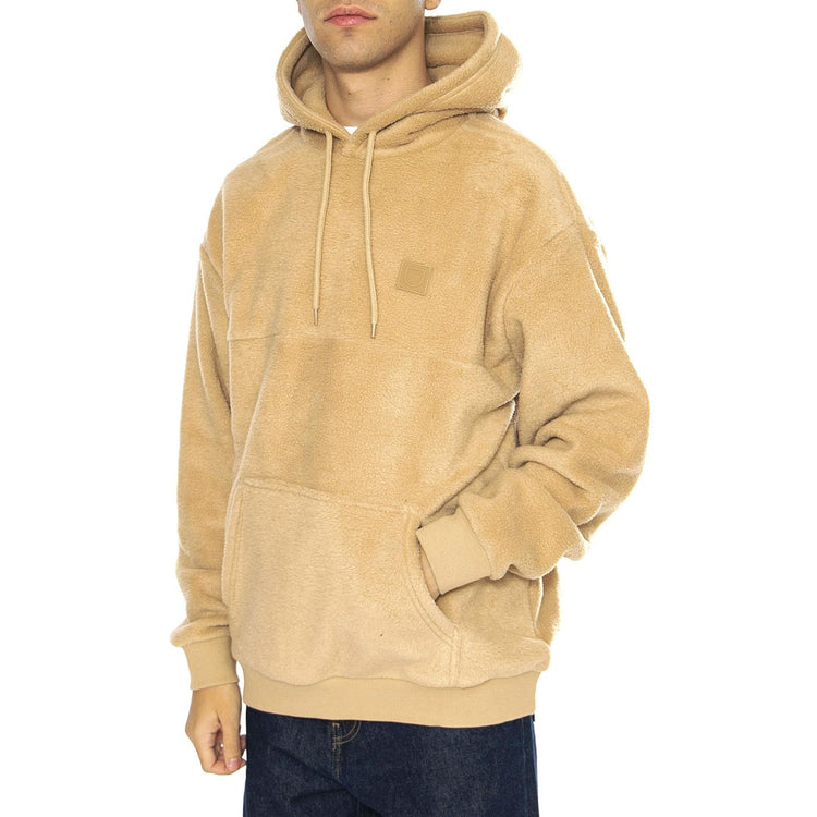 Blanket Fleece Hood Mojave - Felpa con Cappuccio Uomo Marrone 22298-MOJAV  BRIXTON 