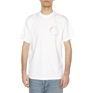 S/S Java T-Shirt White - Maglietta Girocollo Uomo Bianca I034764.02XX  CARHARTT WIP 