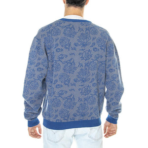 Botanical Knit Cardigan Multi Colour - Cardigan Uomo Blu / Multicolore SCA-CDG-0001  SANTA CRUZ 