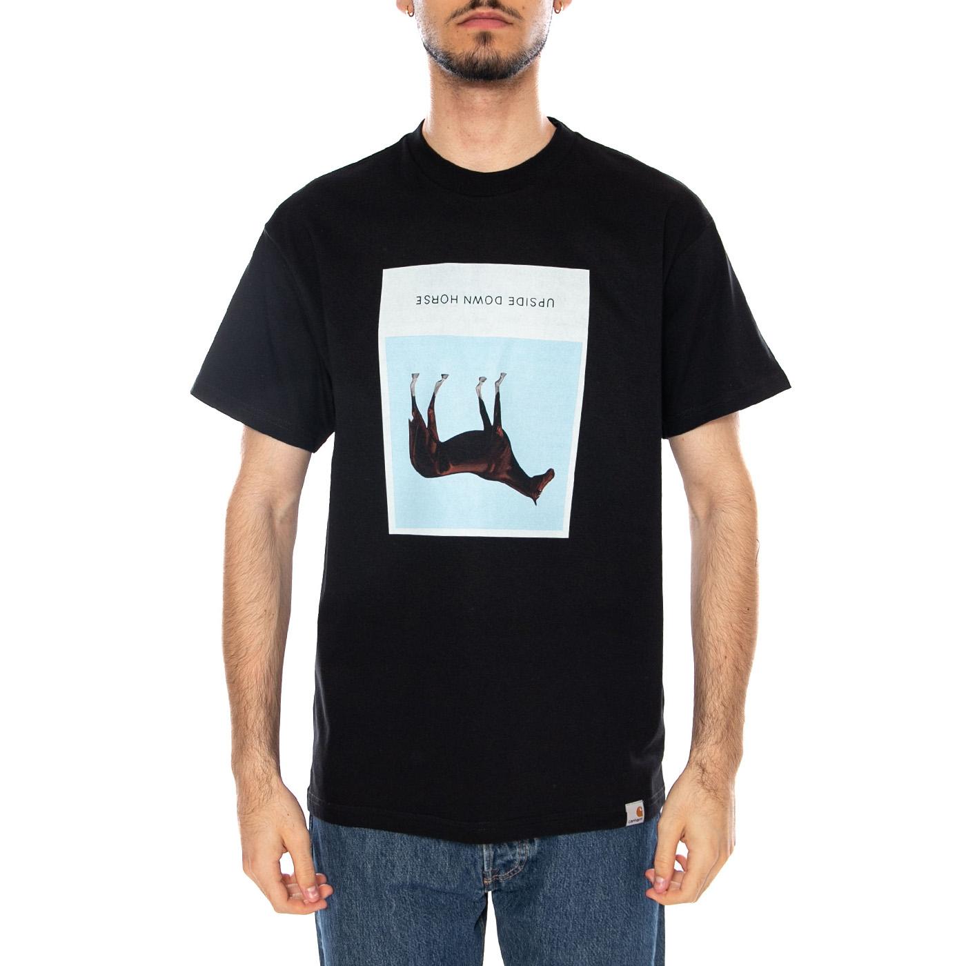 S/S SEAN HAMILTON 02 T-SHIRT - Maglietta Girocollo Uomo Nera I036269 89XX CARHARTT WIP 
