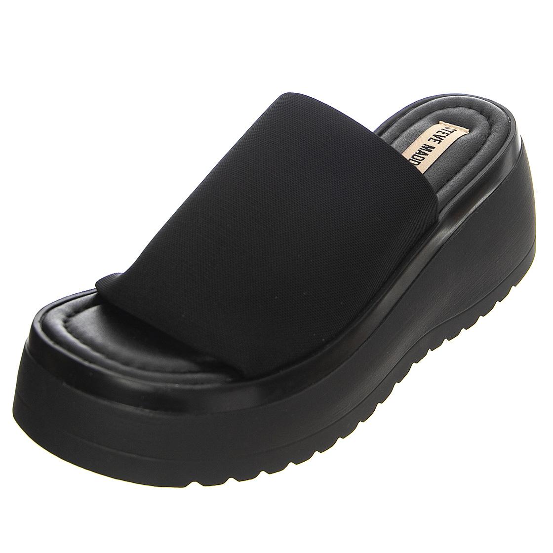 Scrunchy Black - Sandali Donna Neri SMSSCRUNCHY-BLA  STEVE MADDEN 
