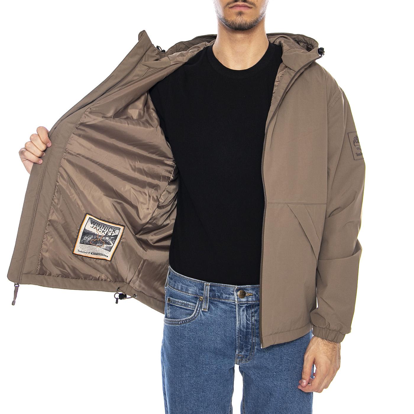 Winnick Waterproof Insulated Jacket Brown - Giacca con Cappuccio Uomo Marrone TB0A44P 6BK01 TIMBERLAND 