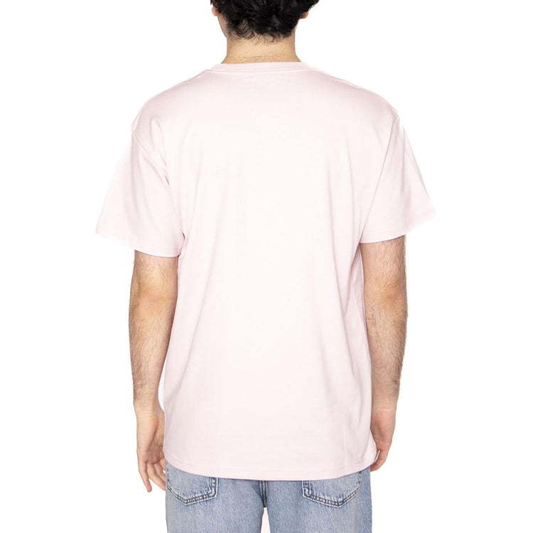 S/S Chase T-Shirt Air Pink / Gold - Maglietta Girocollo Uomo Rosa I026391.2VAXX  CARHARTT WIP 
