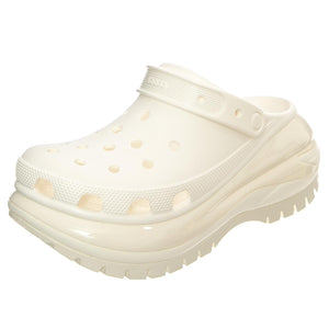 M' Classic Mega Crush Clog W WHI - Sandali Uomo Bianchi CR.207988-WHI  CROCS 