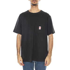Pocket Tee Faded Black - Maglietta Girocollo Uomo Nera 112371498  WRANGLER 