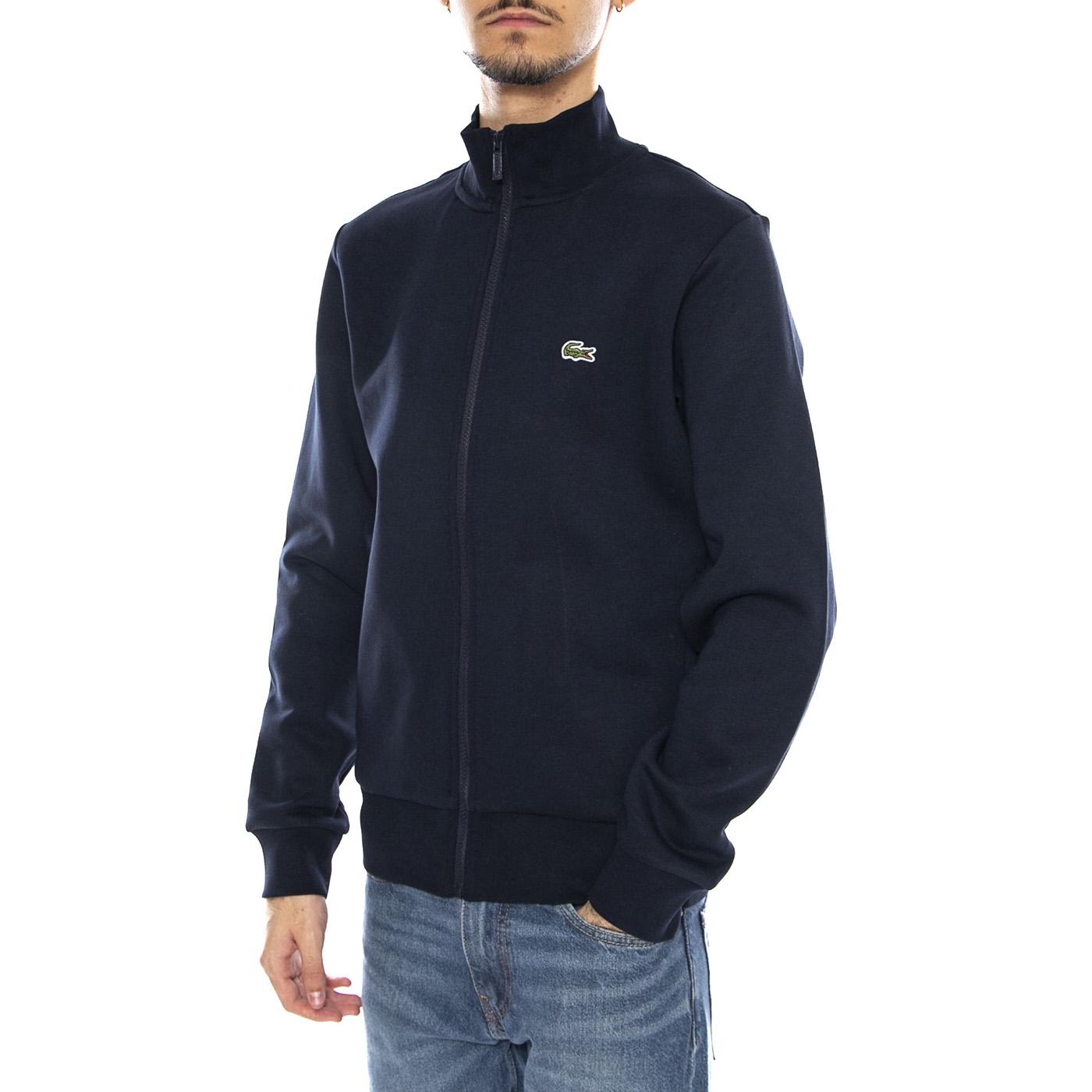 Sweatshirt 166 -- Felpa con Zip Uomo Blue SH9622-166 . LACOSTE 