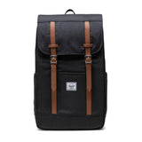 Herschel Retreat Backpack Black - Schwarzer Rucksack ACCESSORI HERSCHEL
