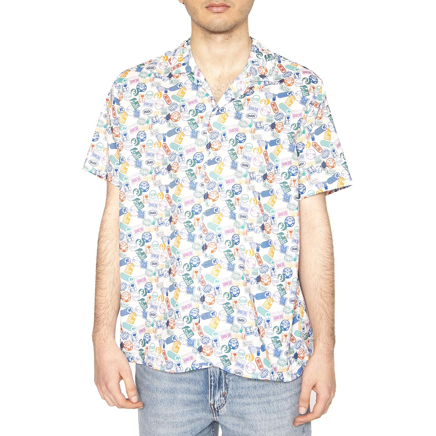 E.T. Since 1982 Aloha Shirt - Camicia Maniche Corte Uomo Multicolore 1887-ALOHA  BRAVA FABRICS 