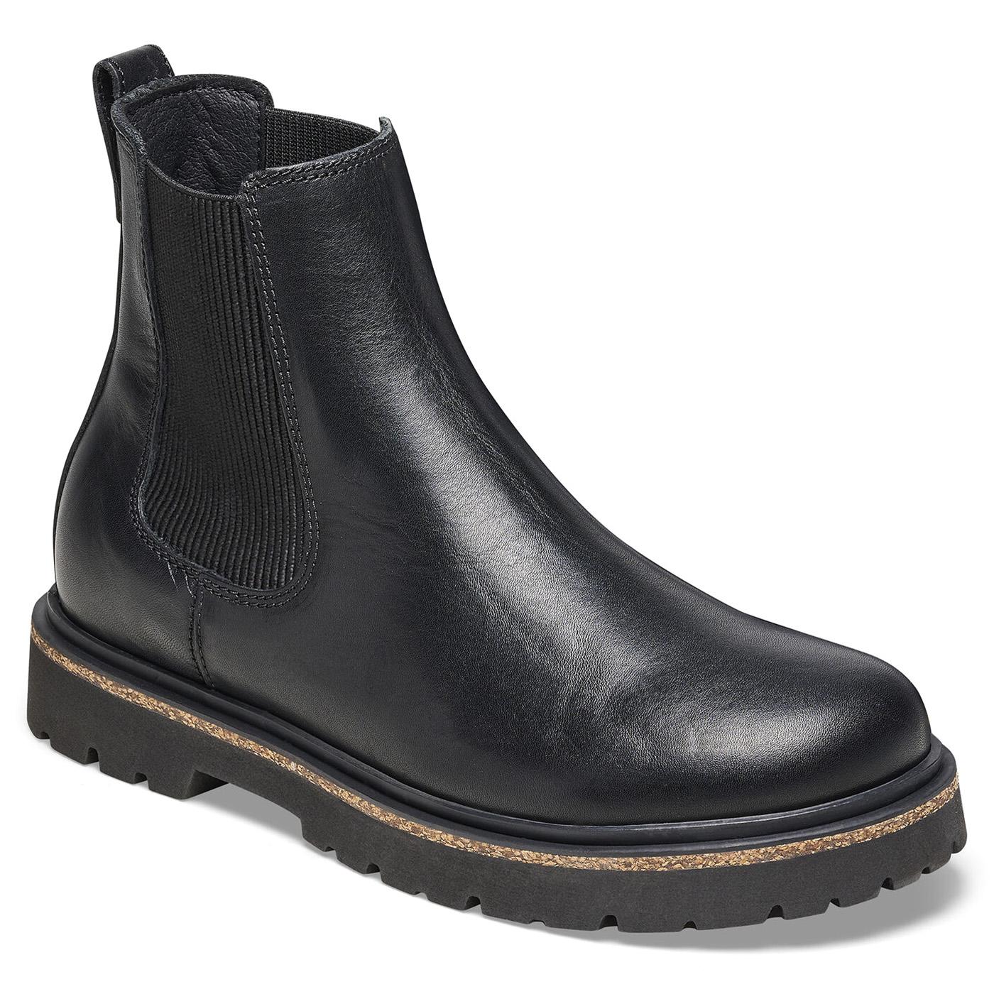 Highwood Slip On Women Black Natural Leather Boots - Stivaletti Donna Neri 1025781  BIRKENSTOCK 