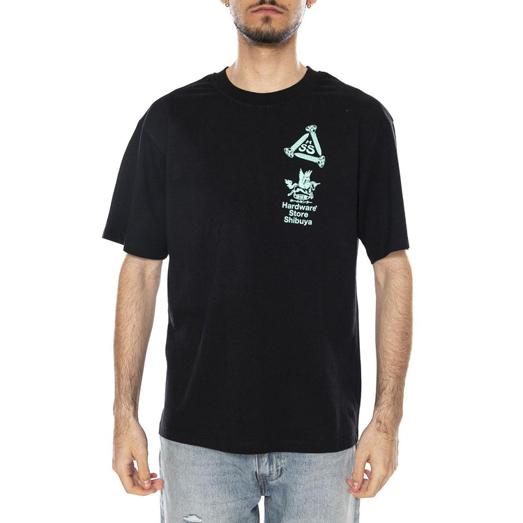 HARDWARE STORE SHIBUYA TS - Maglietta Girocollo Uomo Nera I036639.89.67. 89,67 EDWIN 