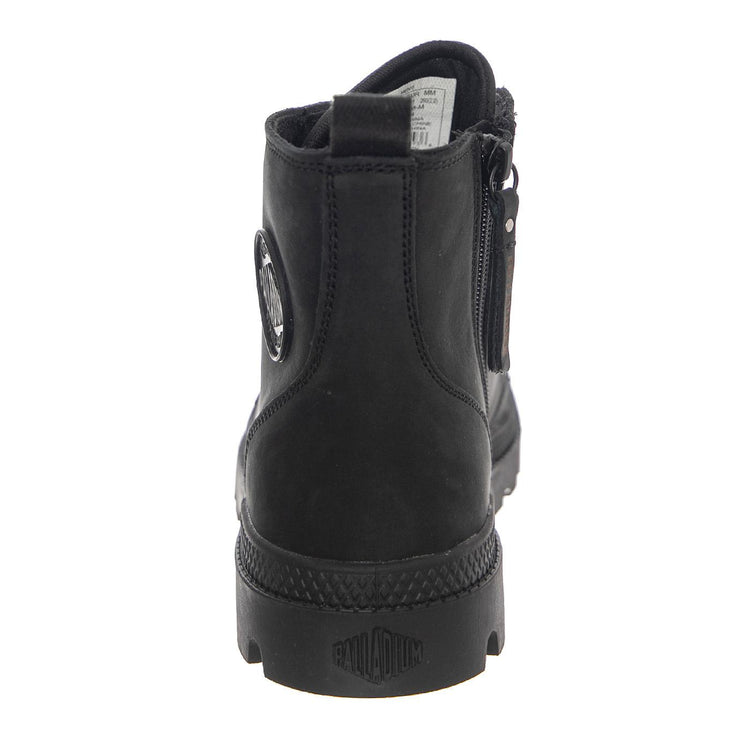 W' Pampa Hi Zip Black Shoes - Stivaletti alla Caviglia Uomo Neri PA-06442-008-M  PALLADIUM 
