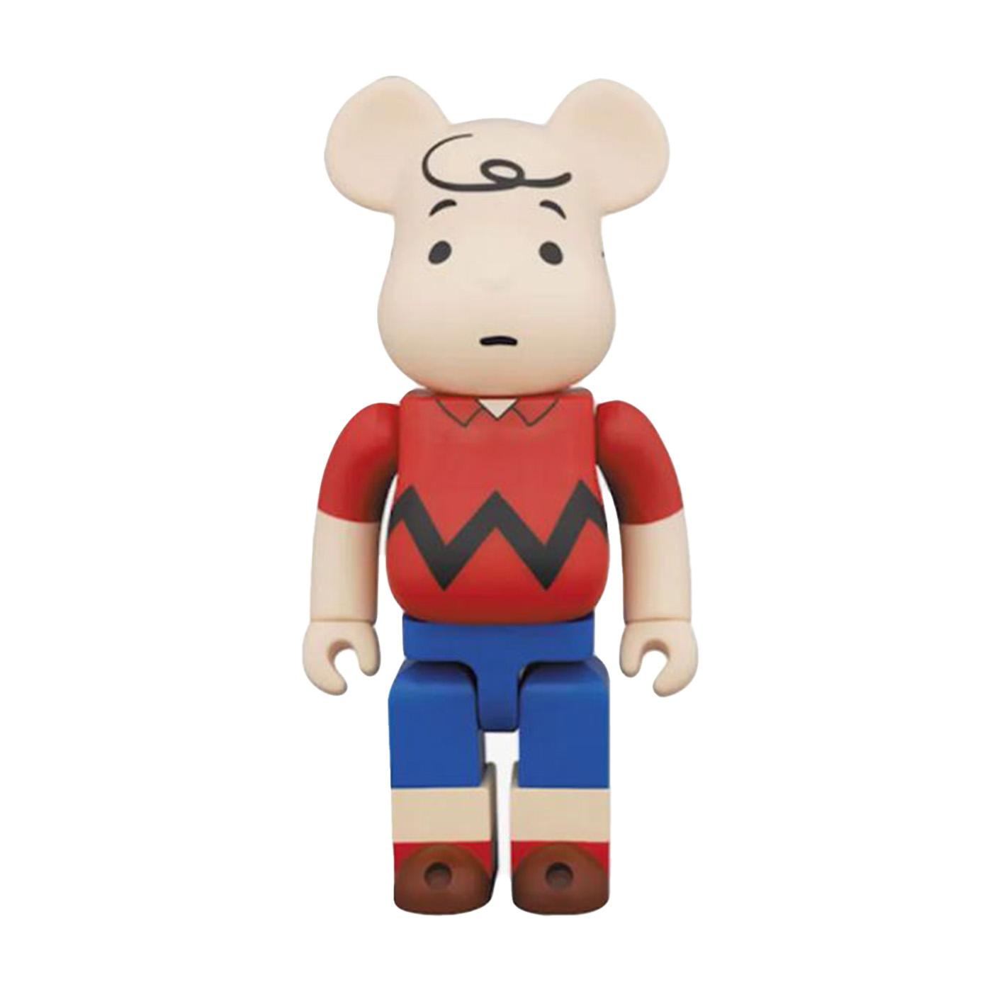 Bearbrick Charlie Brown - Multicolor - Pupazzo Gadget Toy 400% 400CHARLIE  MEDICOM TOY 