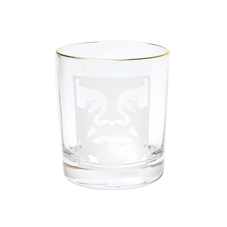 Bold Logo Drinking Glass Clear OBEY Logo - Bicchiere in Vetro con Logo OBEY 100040001 CLR OBEY 