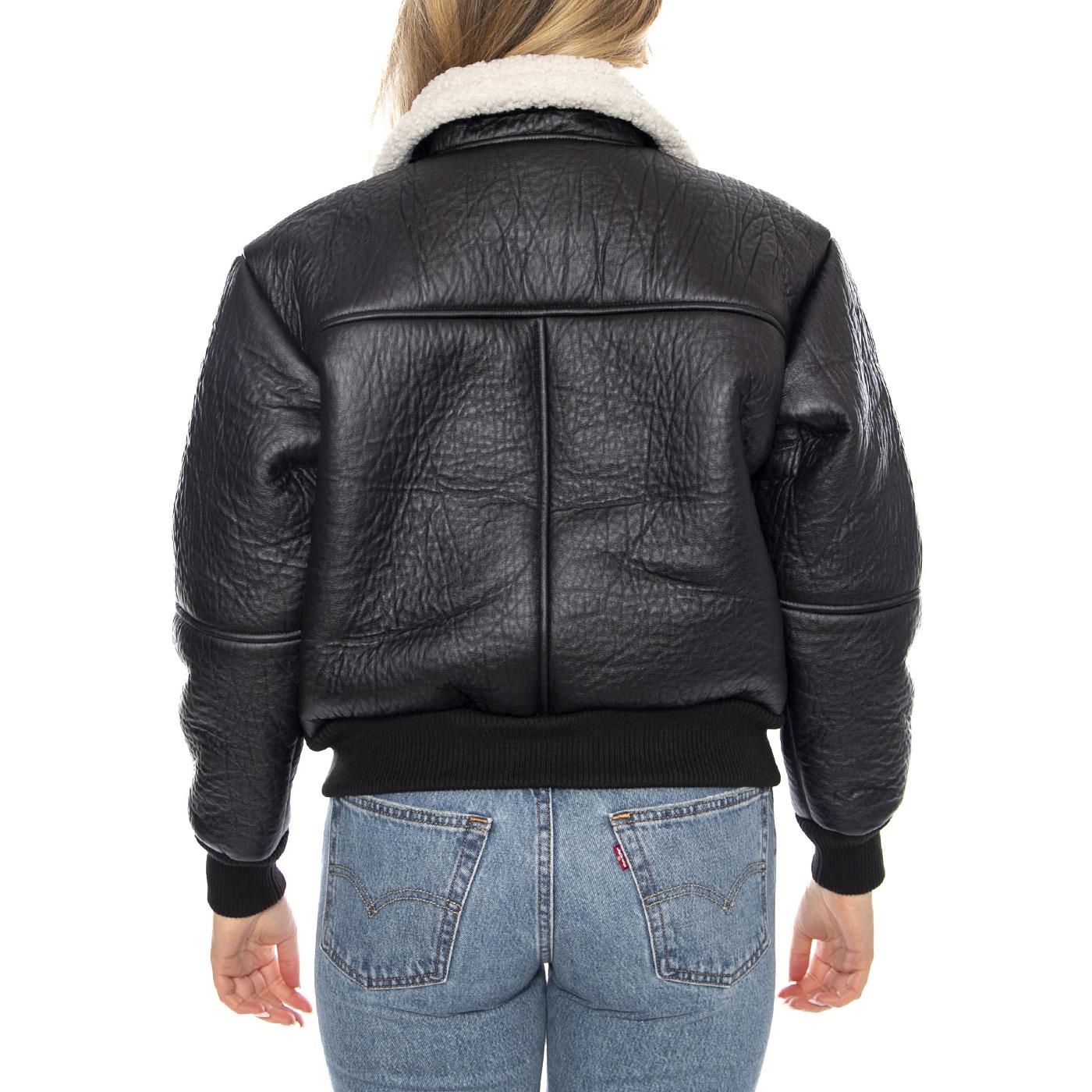 B-15 MOD -- Giacca Donna Nera F258007 3 ALPHA INDUSTRIES 