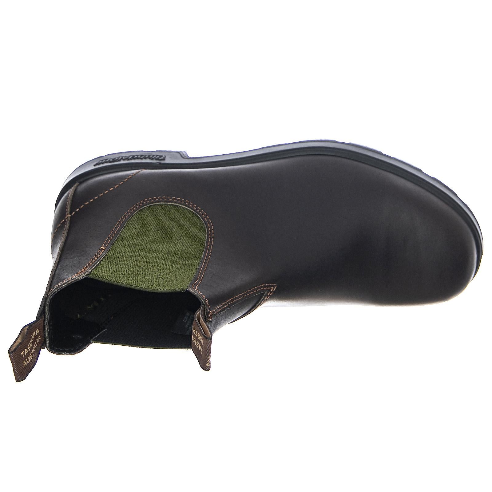 Classic Leather 519 Ankle Boots - Brown / Olive Green - Stivaletti Uomo Marroni / Verdi 519-519-FW20  BLUNDSTONE 