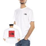 THE NORTH FACE M SS Box NSE Tee Weiß - Herren-T-Shirt mit Rundhalsausschnitt