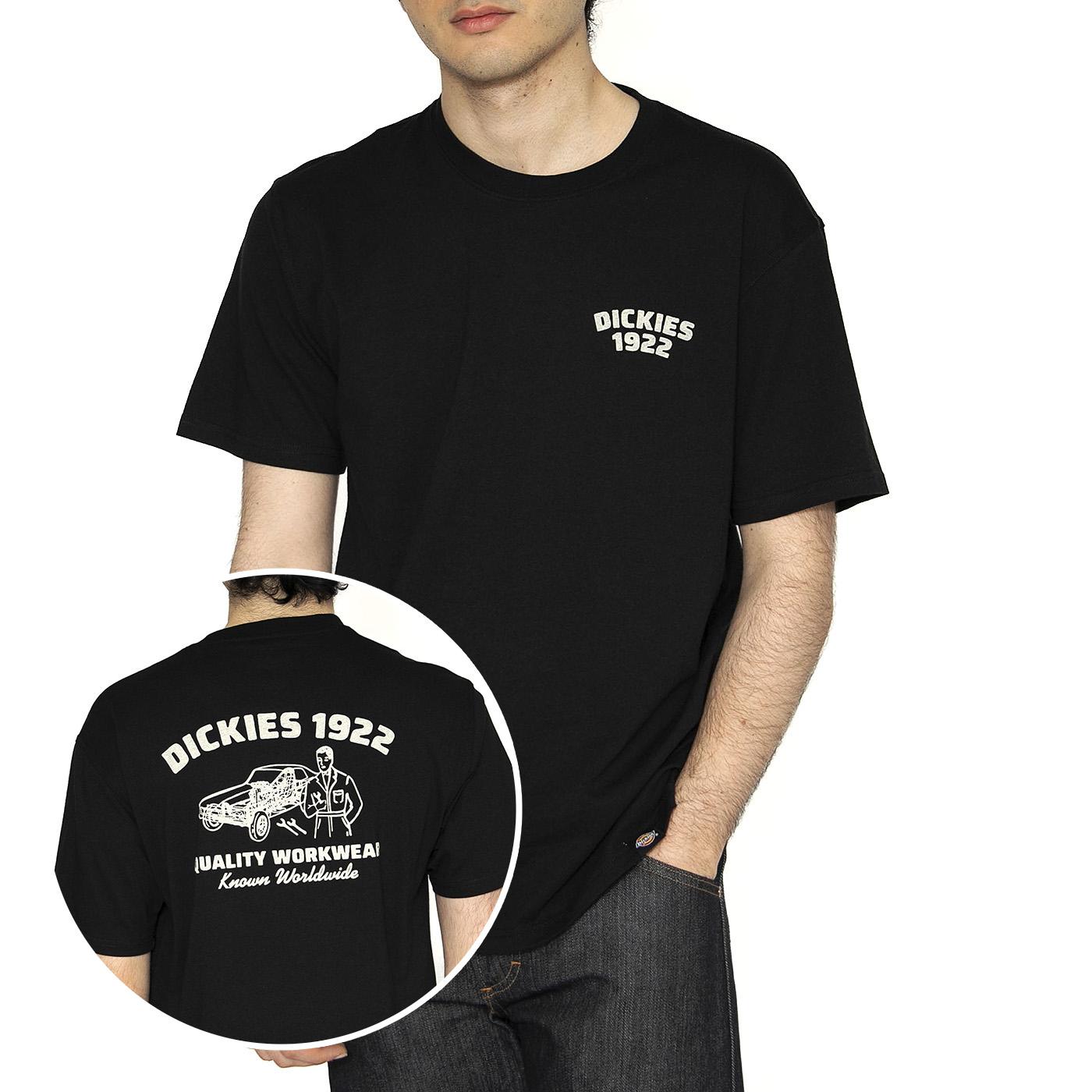 Mechanic SS Tee Black - Maglietta Girocollo Uomo Nera DK0A4Z96BLK1  DICKIES 