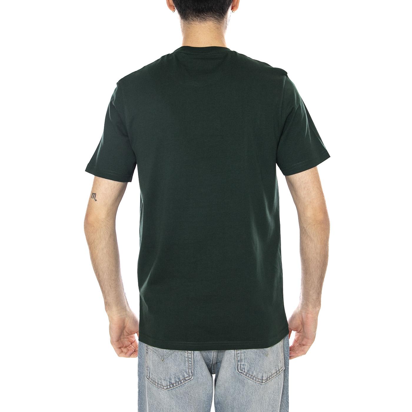 PLAIN T-SHIRT DARK GREEN - Maglietta Girocollo Uomo Verde TS400VOG W48D LYLE & SCOTT 