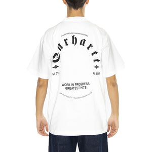S/S Greatest Hits T-Shirt White / Black - Maglietta Girocollo Uomo Bianca I034394.00AXX  CARHARTT WIP 