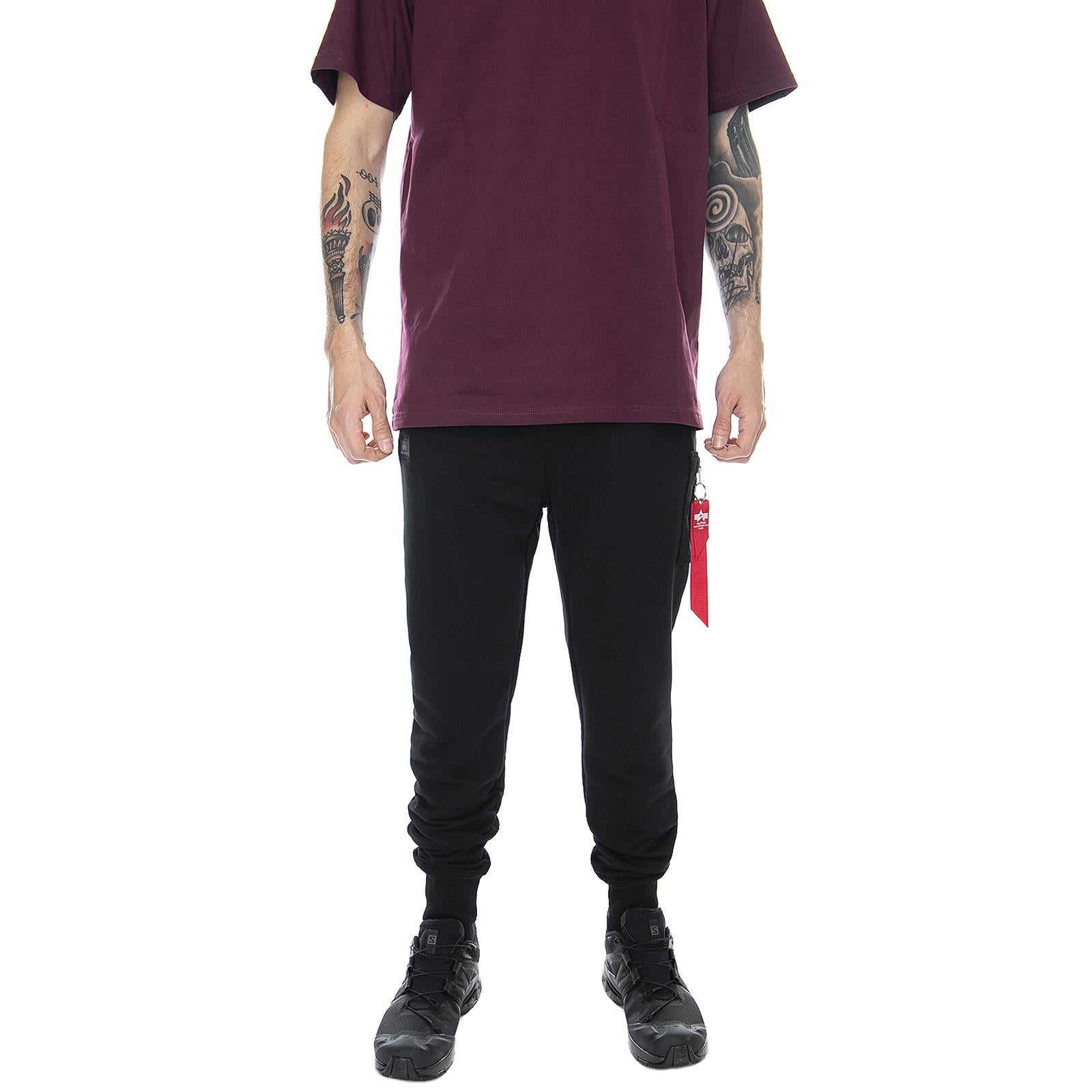 X-Fit Slim Cargo Pants - Black - Pantaloni Uomo Neri 178333-03  ALPHA INDUSTRIES 