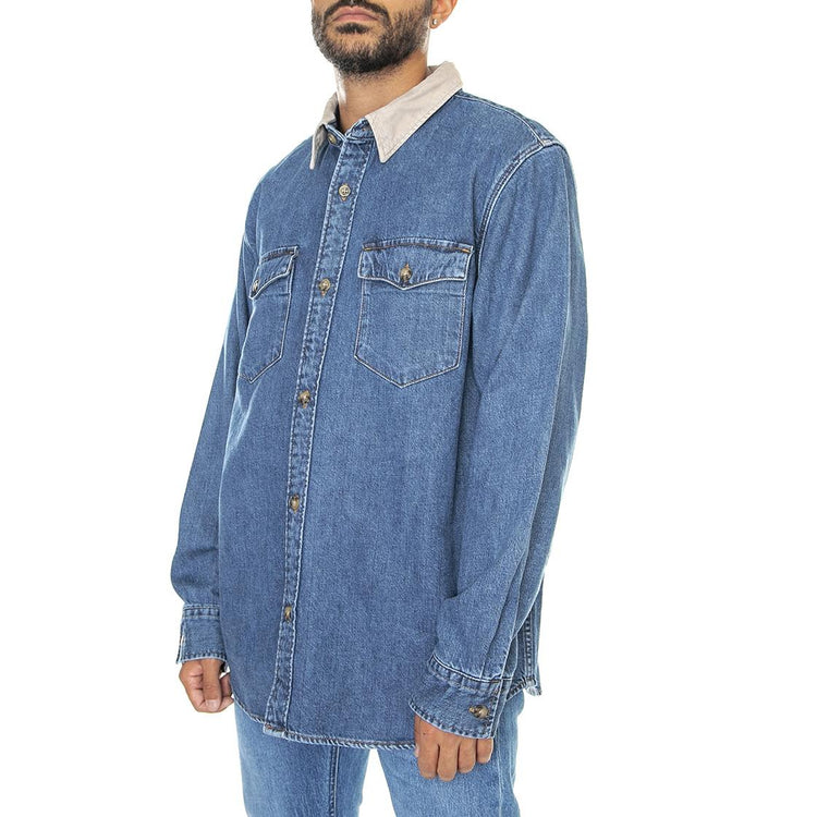 Relaxed Fit Western Z1711 Blue Stone Wash - Camicia Denim Jeans Uomo Blu A1919-0006  LEVIS 