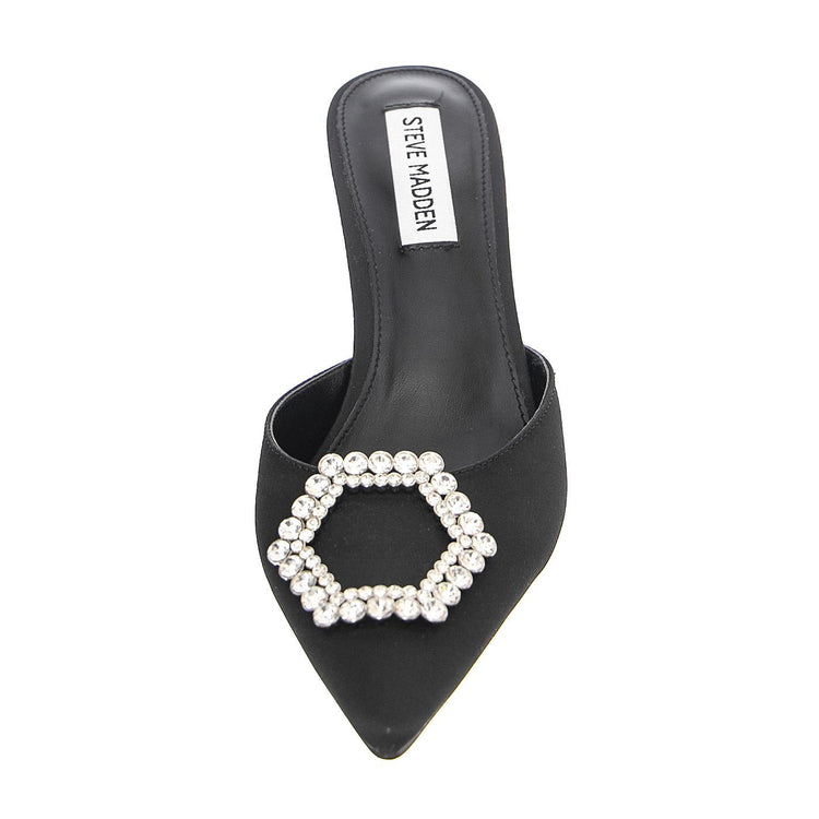 Luxe City Black Satin - Sandali Donna Neri SMSLUXE CITY-BLK  STEVE MADDEN 