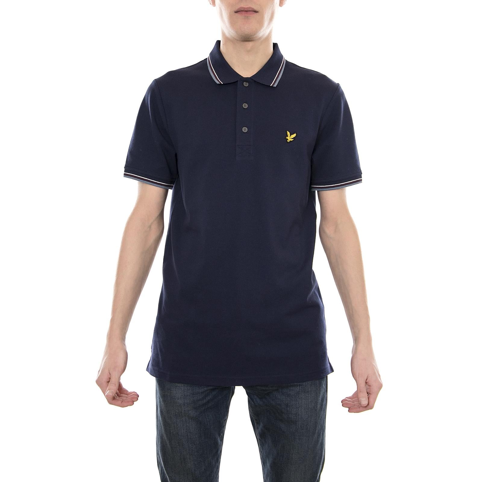 Tipped Polo Shirt Navy SP800VC-Z99  LYLE & SCOTT 