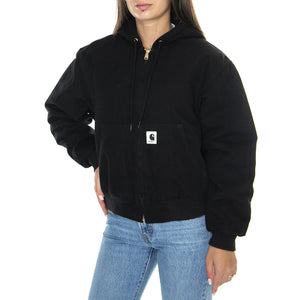 W' OG Active Jacket Black /rinsed - Giacca Donna Nera I032238.8902  CARHARTT WIP 
