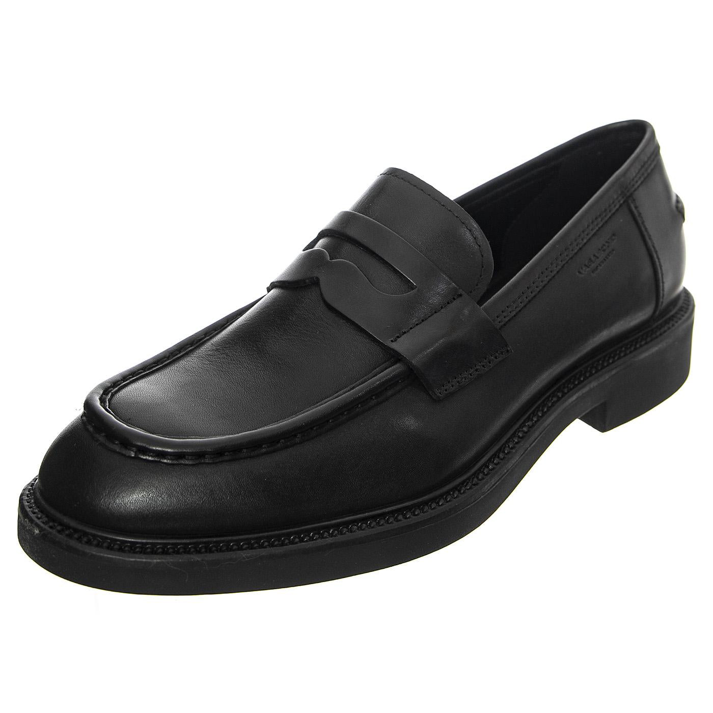 Alex M Cow Leather Black - Mocassini Uomo Neri 4466-201-20  VAGABOND 