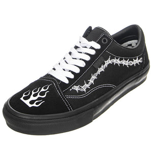 MN Skate Old Skool Elbe Black / White - Scarpe Stringate Profilo Basso Uomo Nere VN0A5FCBB8C1  VANS 