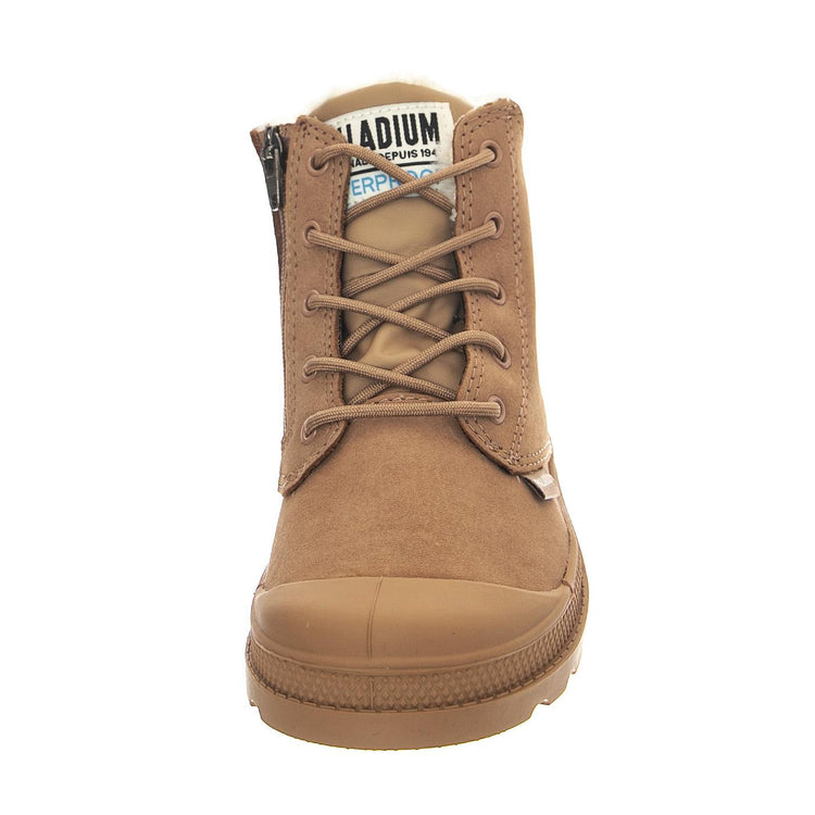 Pampa Hi Cuff Wps Oz Nude Brown - Stivaletti Profilo alla Caviglia Bambino / Bambina Marroni PAK57217-254-M  PALLADIUM 