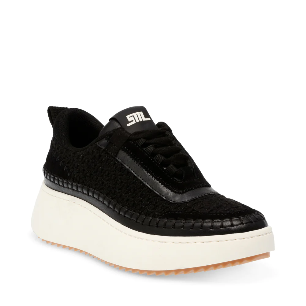 Doubletake Black - Scarpe Stringate Profilo Basso Donna Nere SMPDOUBLETAKE-034  STEVE MADDEN 