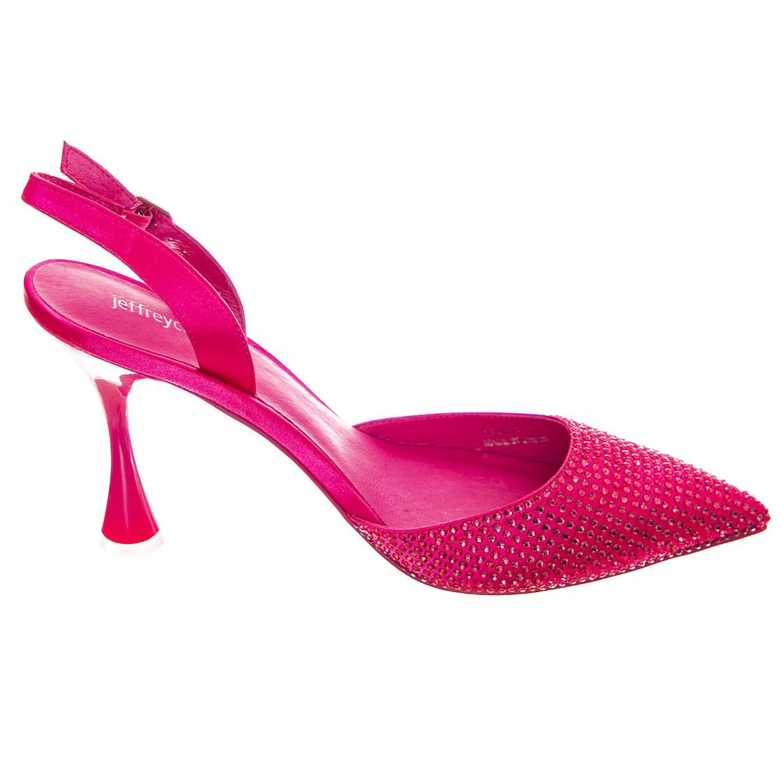 ZIVOTE FUCHSIA FABRIC - Sandali Donna Viola JCSR129PF-25-019-FUC . JEFFREY CAMPBELL 