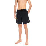 Schlichte Badehose, tiefschwarz - Herren-Badehose, schwarz, LYLE &amp; SCOTT