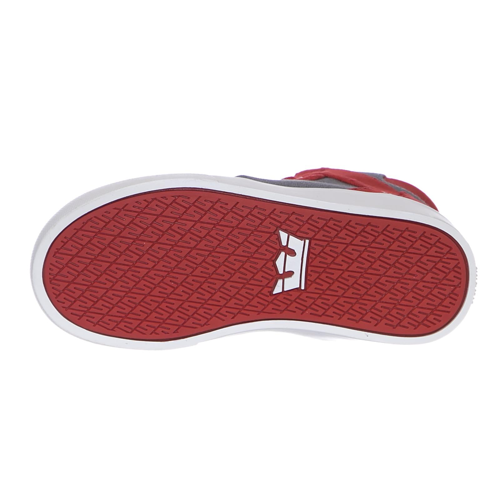 TODDLER VAIDER RED/DK GREY-WHITE CORNERSTONE 28201-614  SUPRA 
