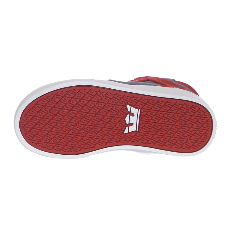 TODDLER VAIDER RED/DK GREY-WHITE CORNERSTONE 28201-614  SUPRA 