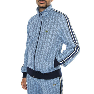 Sweatshirt SH1368-I8K Multicolor - Felpa con Zip Uomo Blu SH1368-I8K  LACOSTE 