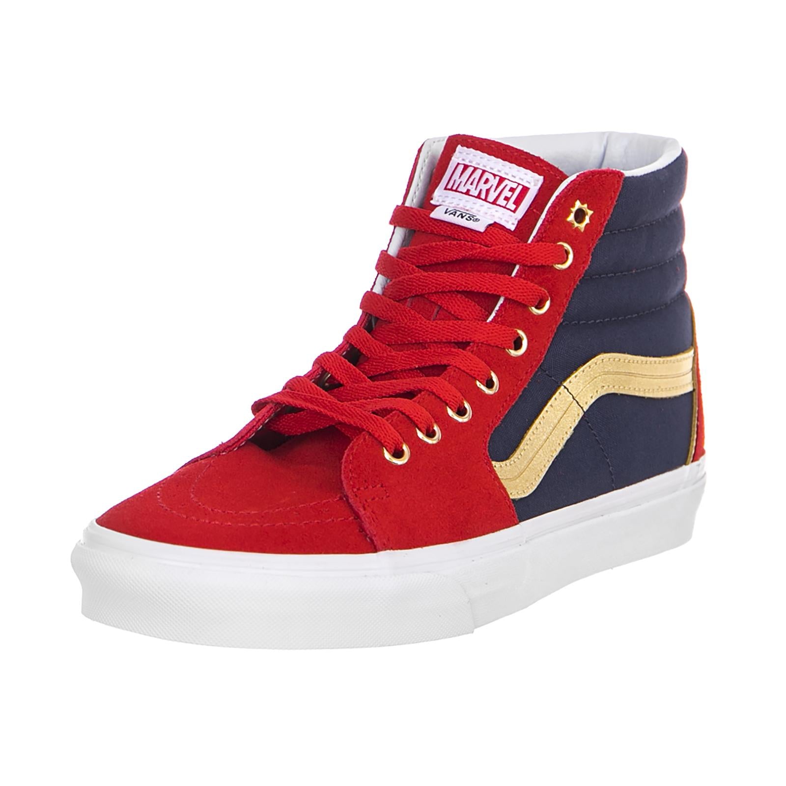 UA SK8-HI (MARVEL) CAPTAIN MARVEL/TRUE WHITE VA38GEUBI  VANS 
