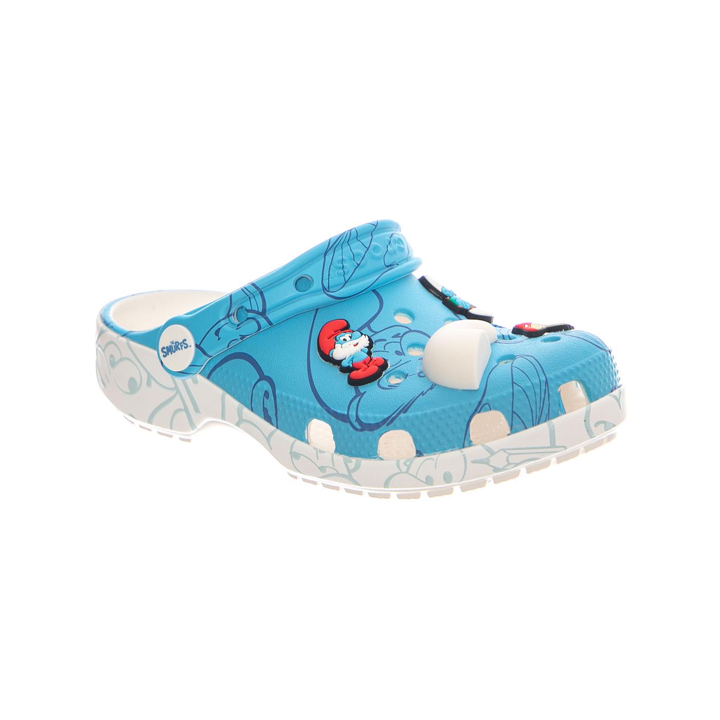 SMURFS CLASSIC CLOG K-MLT - Sandali Bambini Blu CR.210821-MLT . CROCS 