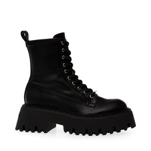 Over-Ride Black Patent - Stivaletti Stringati Donna Neri SMSOVER-RIDE-18  STEVE MADDEN 