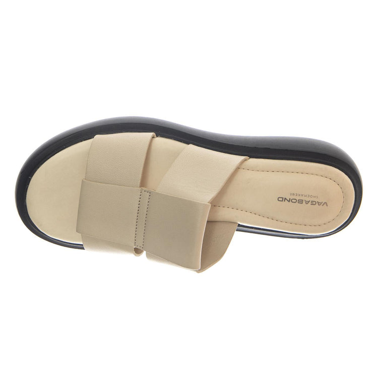 BLENDA OFF WHITE GOAT LEATHER - Sandali Donna Beige VBS5519-201-02 . VAGABOND 