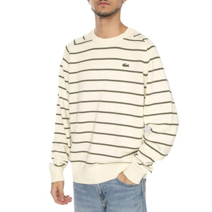 Pullover AI1 Beige - Maglione Girocollo Uomo Multicolore AH7607-AI1 . LACOSTE 