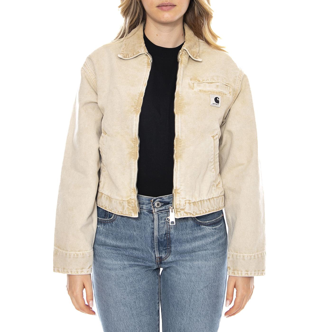 Carhartt WIP W' Emery Jacket Dusty H Brown Chalk Wash -- Giacca Donna I035570.5F.03 . CARHARTT WIP 