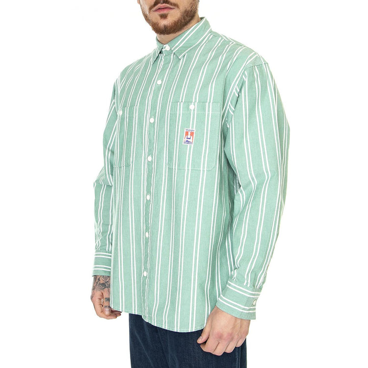 Casey Utility Shirt Pine Green - Camicia Uomo Verde W541SPG50  WRANGLER 