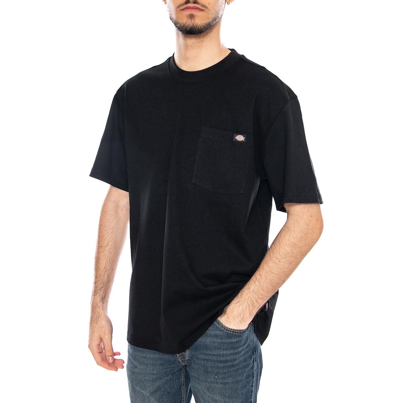 Luray Pocket Tee SS Black - Maglietta Girocollo Uomo Nera DK0A4Y FCBLK1 DICKIES 