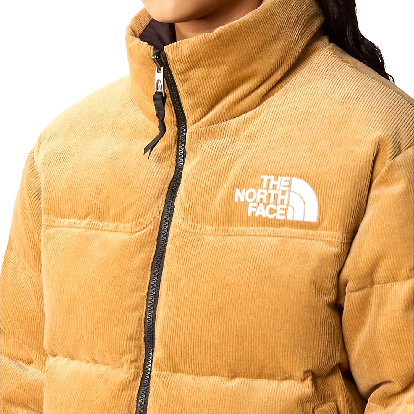 W 92 Reversible Nuptse Jacket Almond Butter / Coal Brown - Giacca Invernale Donna Marrone NF0A831JKOK1  THE NORTH FACE 