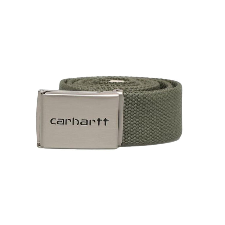 CLIP BELT CHROME DOLLAR GREEN - Cintura Verde I019176.667.00.06 . CARHARTT WIP 