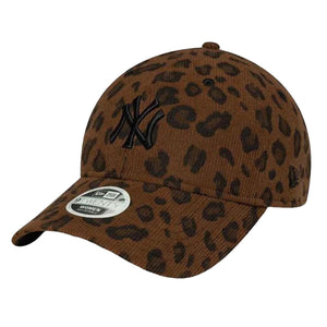 WMN Leopard Cord 920 Med Brown New York Yankees - Cappellino Marrone Donna 60691324 . NEW ERA 